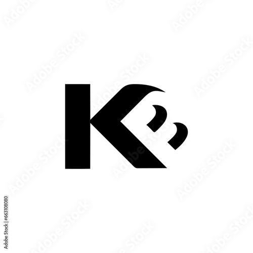 Bild auf Leinwand kb logo design