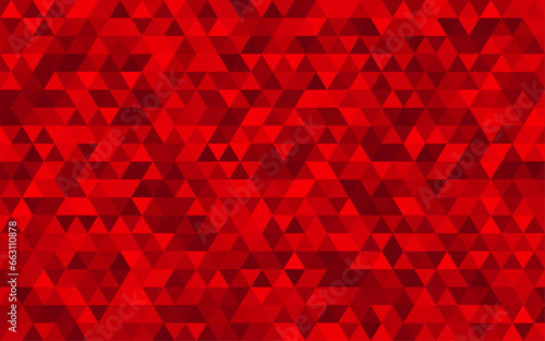 Abstract Red Geometric Shapes Background. Red Grid Mosaic Background, Creative Design Templates. 