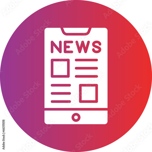 Breaking News Icon Style