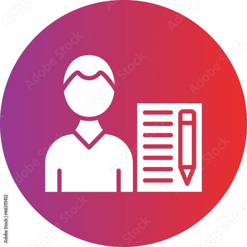Copywriter Icon Style