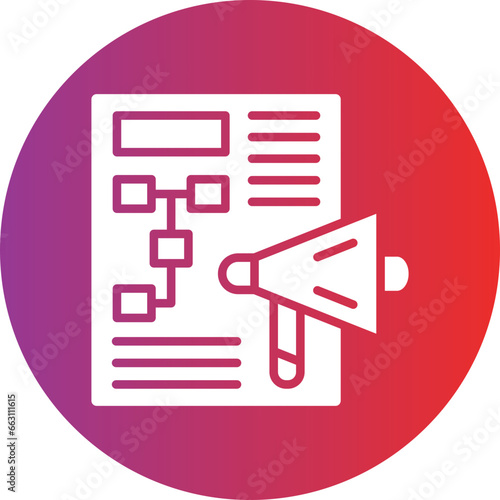 Marketing Plan Icon Style