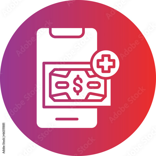 Prepaid Top Up Icon Style