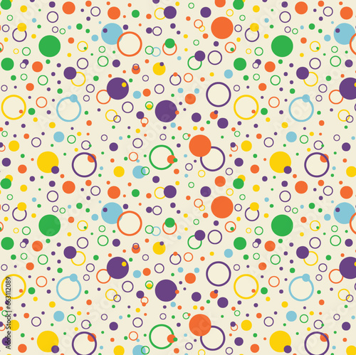 seamless background with circles