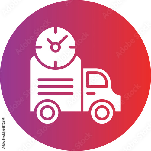 Express Shipping Icon Style