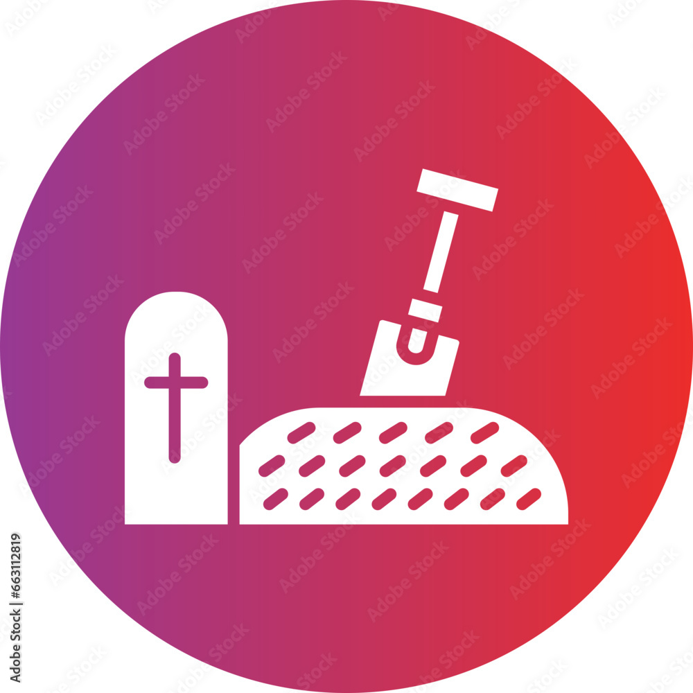 Fototapeta premium Bury Icon Style