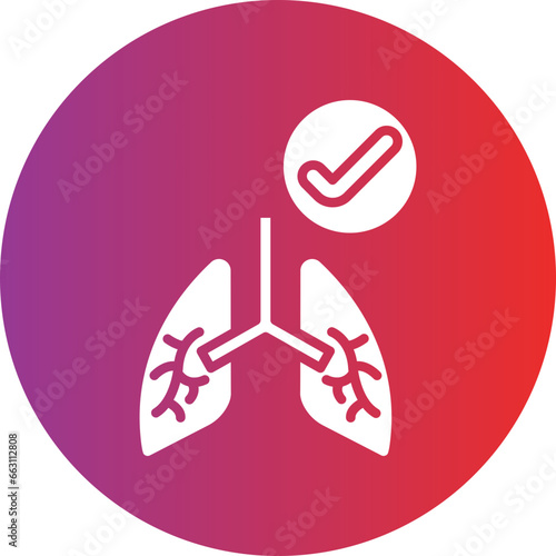 Respiratory Care Icon Style
