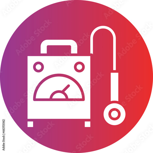 Dosimeter Icon Style