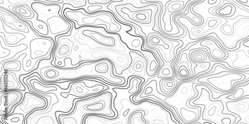 Gray topographic topo contour map background, vector illustration