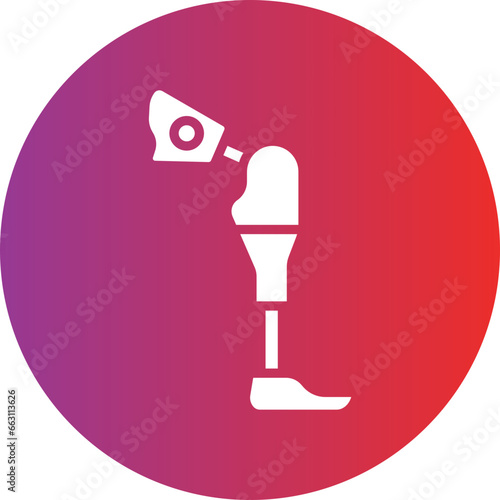 Smart Prosthesis Icon Style