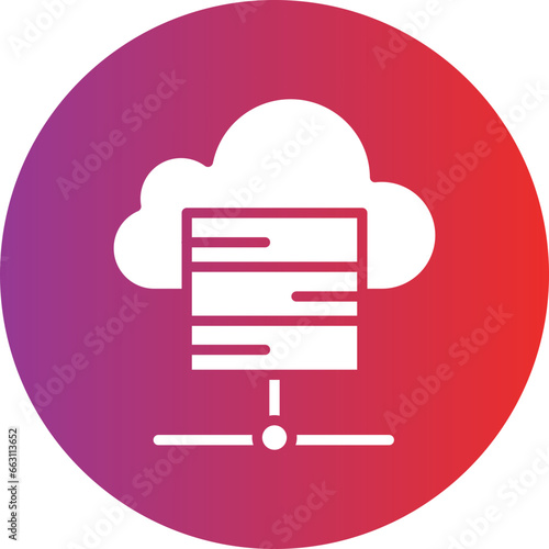 Cloud Storage Icon Style