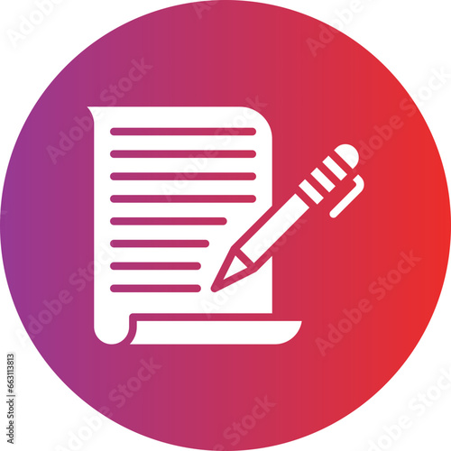 Copywriter Icon Style