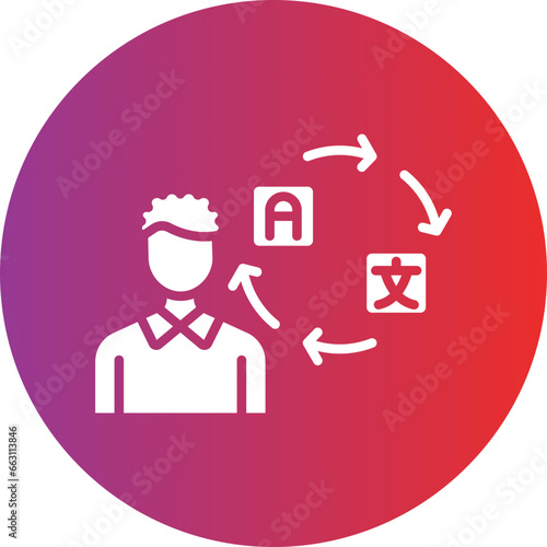 Freelance Translator Icon Style