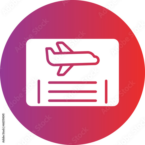 Frequent Flyer Program Icon Style