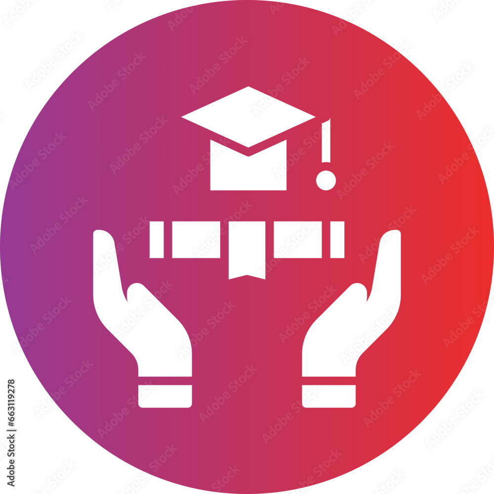 Obraz premium Alumni Icon Style