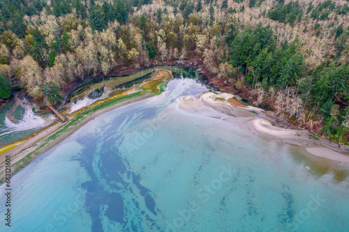 Tolmie State Park waterfront in December