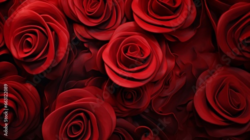 red roses background generated by AI tool 