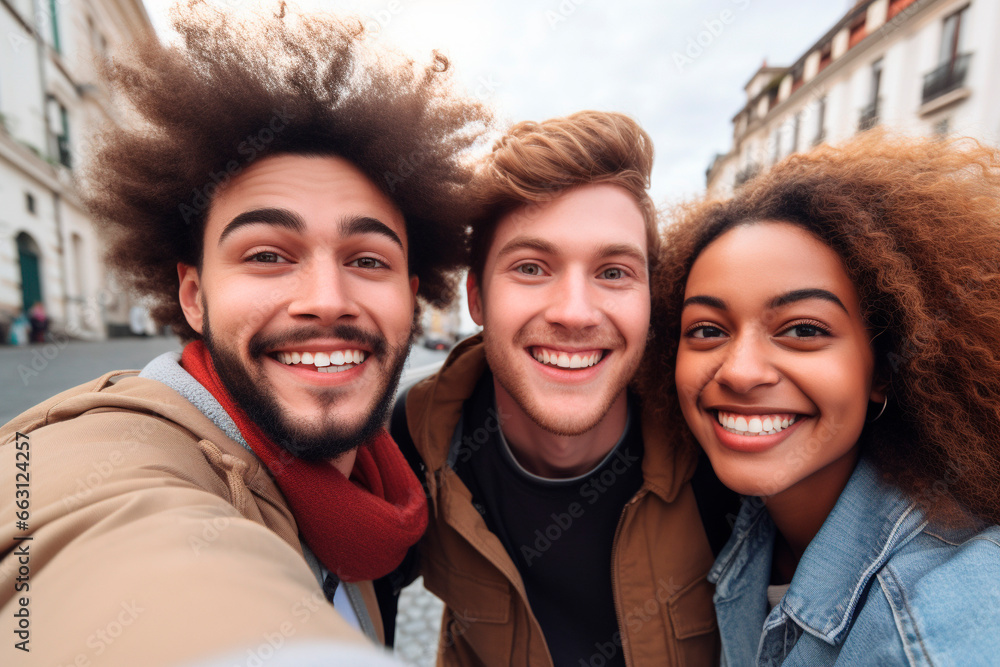 group of friends taking a selfie group of friends taking a selfie