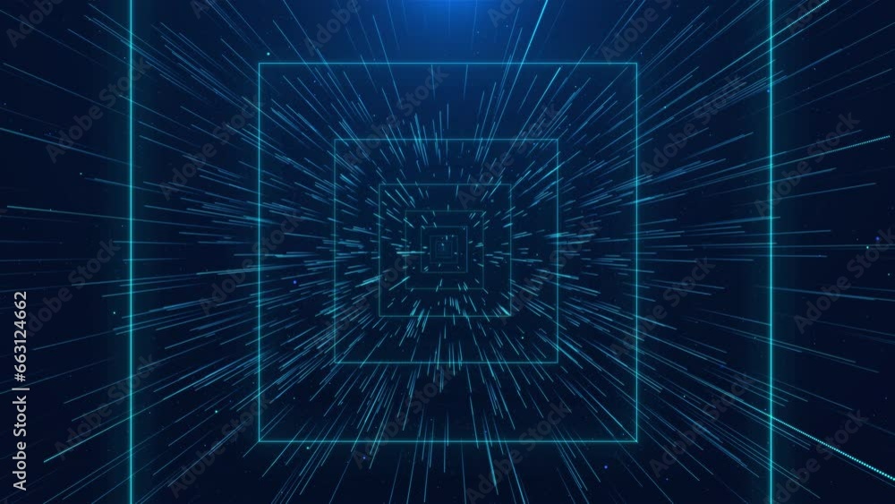 Artificial intelligence digital Hi tech information flow blockchain bigdata. Information Technology deep tech. sci fi tech space tunnel blockchain big data. ai deep learning computer machine