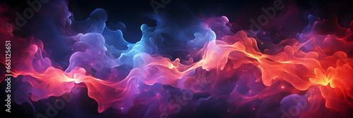 abstract colourful flames background banner