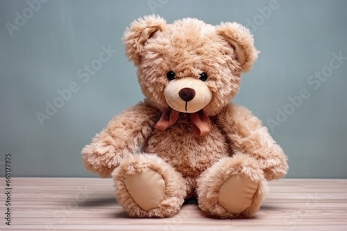teddy bear with a bow © adince