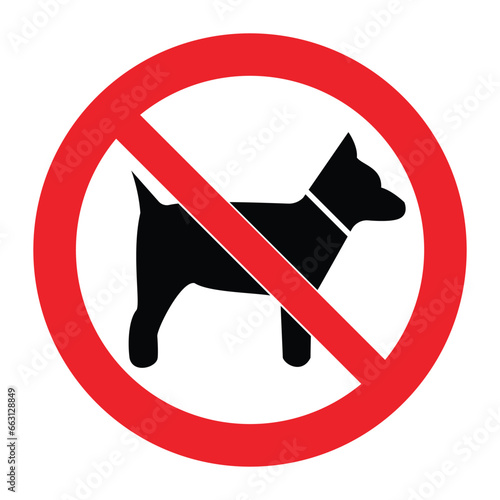 no pet, no dog allowed sign. printable transparent vector 