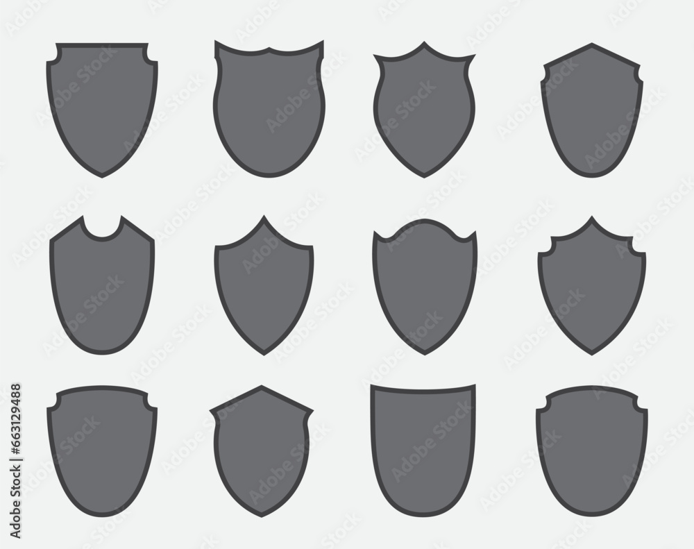 set of shields set of shields