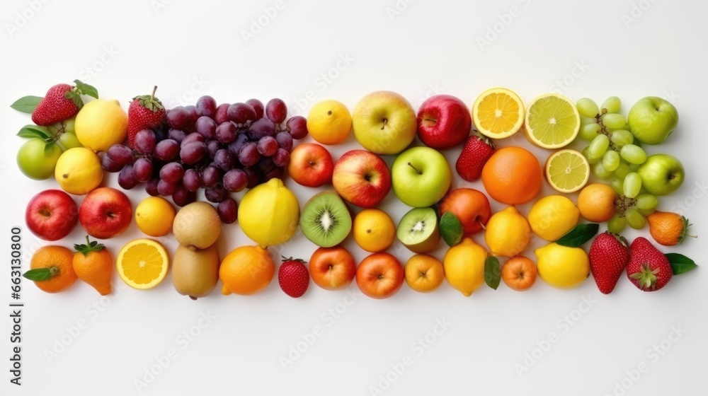 a image collection very fresh grapes fruit, Generative AI a image collection very fresh grapes fruit, Generative AI