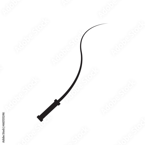 whip icon vector