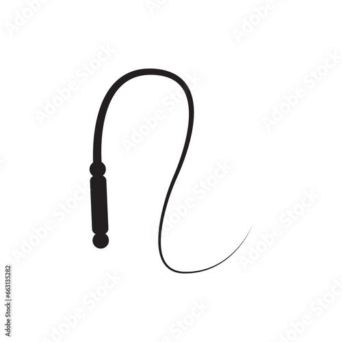 whip icon vector