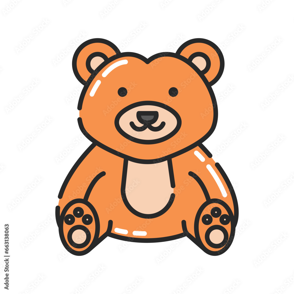 Fototapeta premium Bear Animal Icon