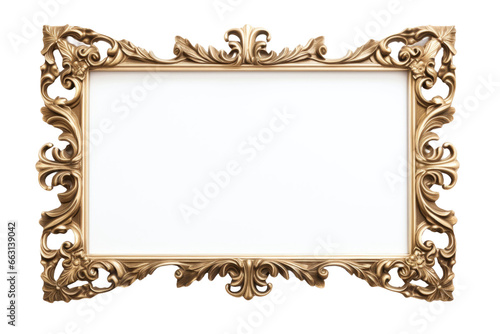 Trendy Picture Display Isolated on Transparent Background