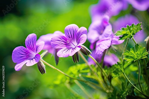 Geranium wilfordii flower. photo