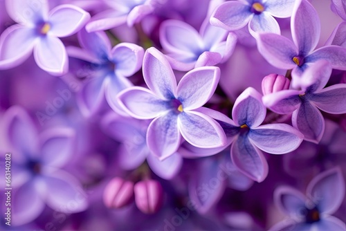 Lilac blossom macro background with copy space. © ABDULHAMID