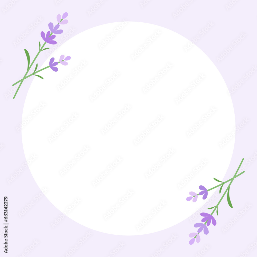 lavender square background