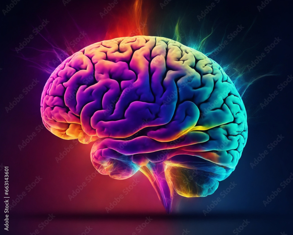 human brain anatomy colurfull hd image human brain anatomy colurfull hd image