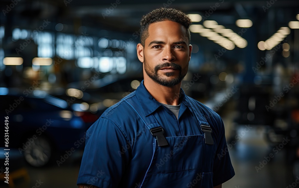 man examining car engine. Auto mechanic working in garage.Car Mechanic Detailed Vehicle Inspection. Auto Service Center Theme. man examining car engine. Auto mechanic working in garage.Car Mechanic Detailed Vehicle Inspection. Auto Service Center Theme.