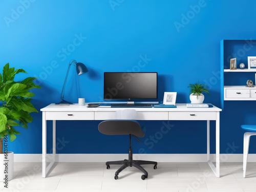 Wallpaper Mural Home office creative desk Torontodigital.ca