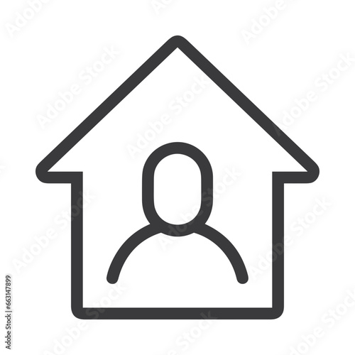 Home homepage icon symbol vector image. Illustration of the house real estate graphic property design image