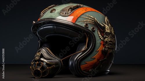 Motorcycle helmet photo