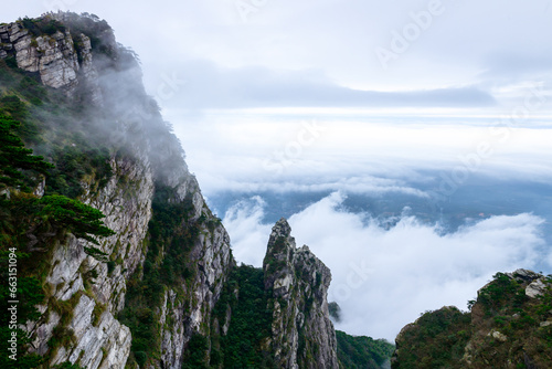 landscape with clouds