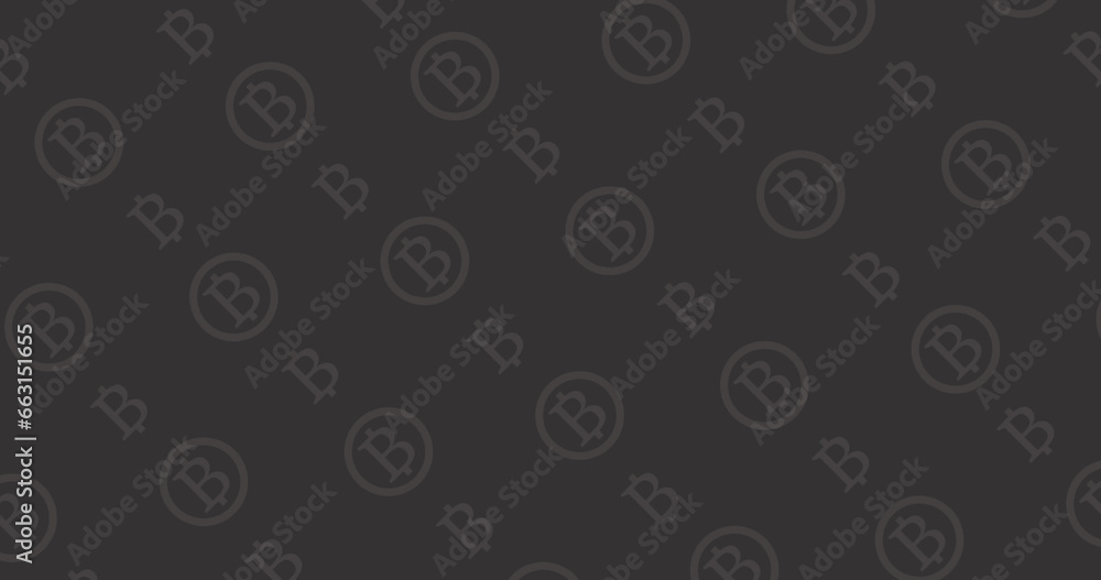 Rows of bitcoin symbols on black background Rows of bitcoin symbols on black background