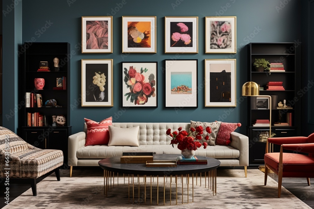 Plan an art-inspired interior with gallery walls and creative storage ...