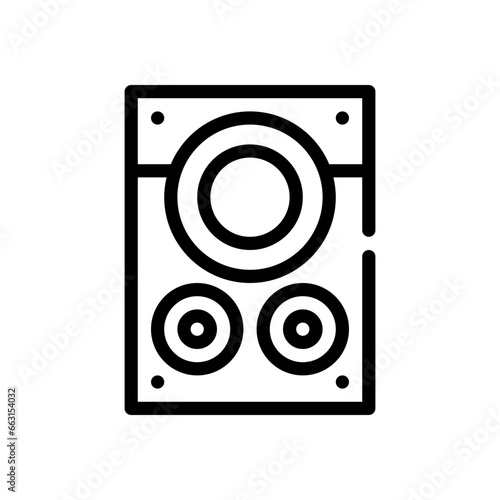 speaker line icon