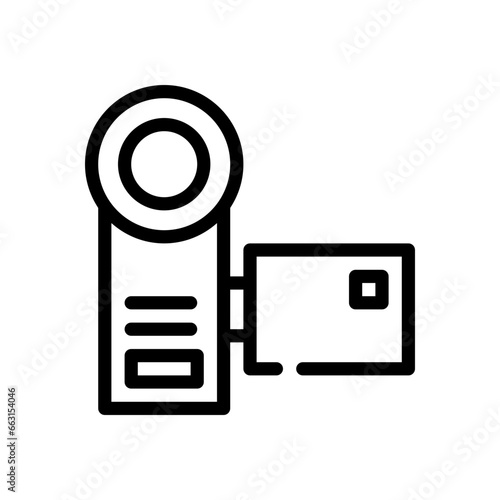 videocamera line icon