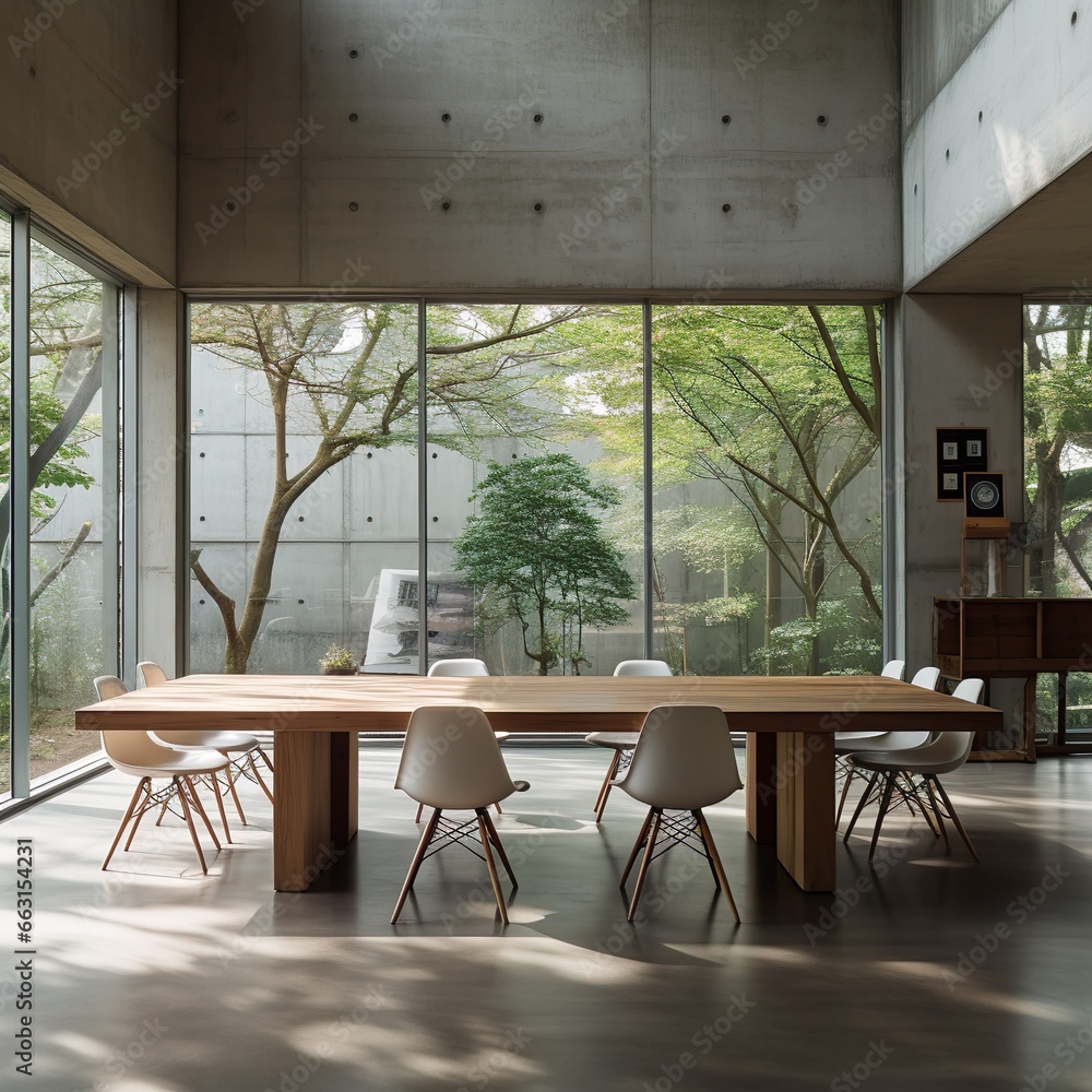 Fototapeta premium Table Natural Light Simple Design