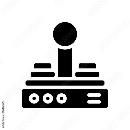 joystick glyph icon