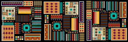 Stunning geometric background.contemporary tribal style seamless pattern.pattern ethnic graphic design print.Henna Mandala.Tribal African Inspired Pattern.carpet,wallpaper,wrapping,embroidery style