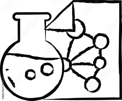 Chemistry hand drawn vector illustration