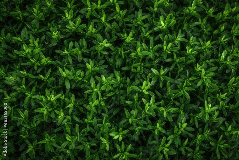 Green leaves background. Top view of fresh green leaves texture. Natural green leaves background, directly above shot of fresh green grass or lawn, AI Generated Green leaves background. Top view of fresh green leaves texture. Natural green leaves background, directly above shot of fresh green grass or lawn, AI Generated
