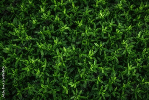 Green leaves background. Top view of fresh green leaves texture. Natural green leaves background, directly above shot of fresh green grass or lawn, AI Generated
